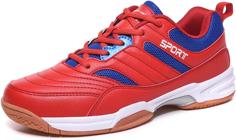 

Мужские бадминтонные кроссовки Maylrvjv, легкие, износостойкие, для занятий в зале, для ракетбола, сквоша и тенниса, красный