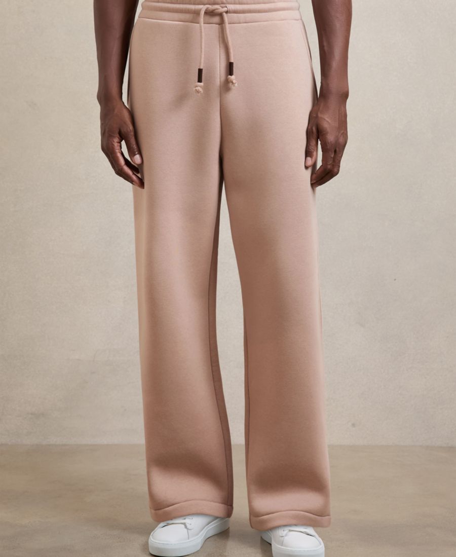 

Мужские спортивные брюки из смесовой хлопковой ткани с флисовой подкладкой REISS, Pink