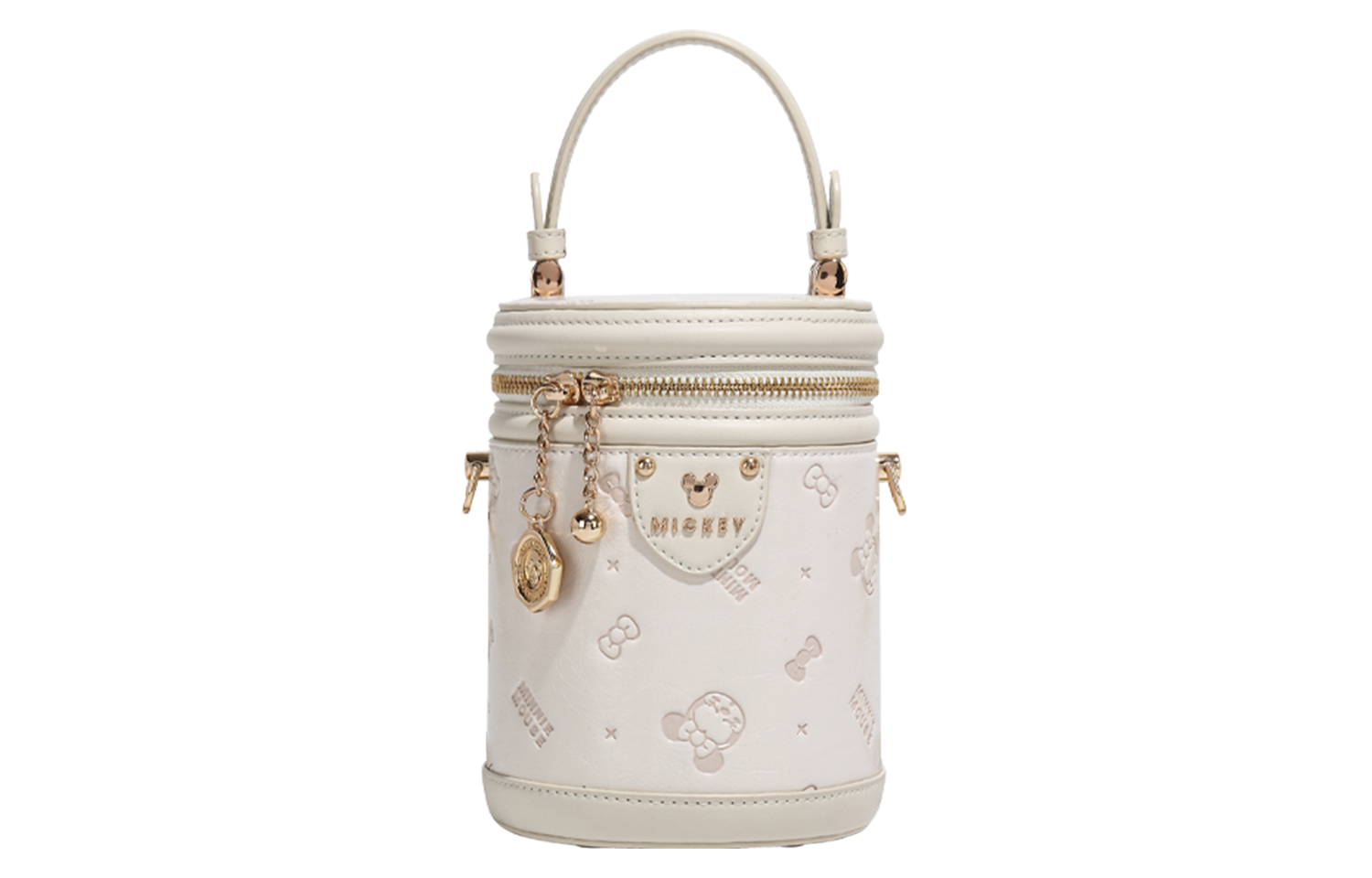 

Disney Розовая женская сумка Minnie из полиуретана, Ecru[Box+Shopping Bag]