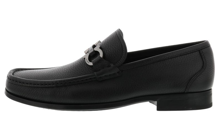

Ferragamo Мужские кожаные туфли Gancio Business, черные