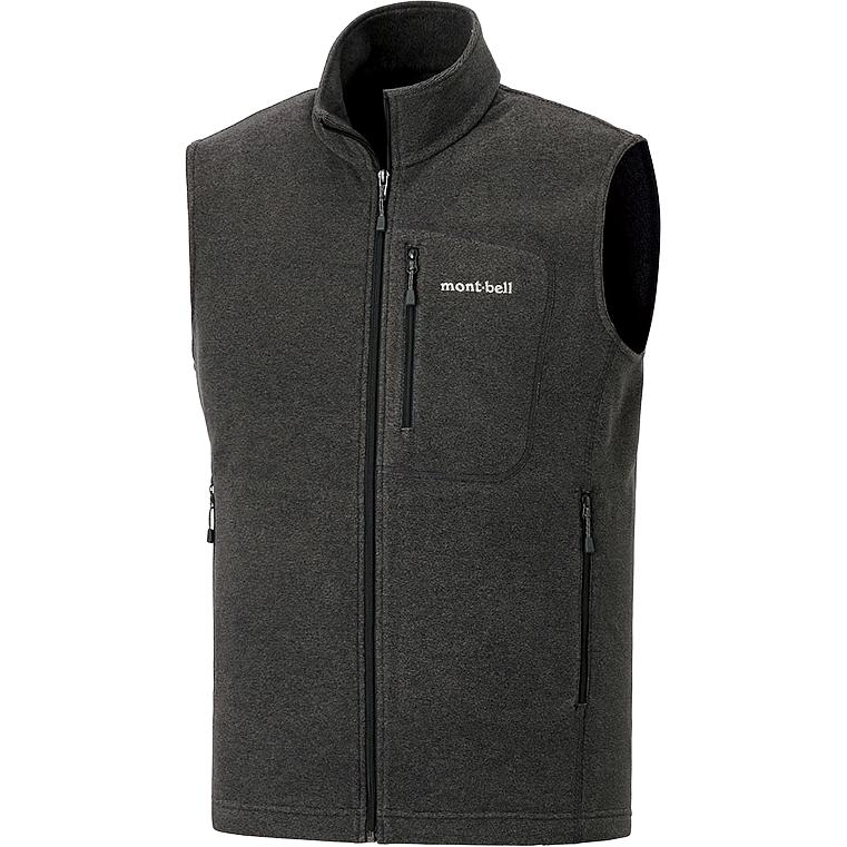 

Жилет мужской с воротником стойкой MONTBELL, gunmetal серый gm-c