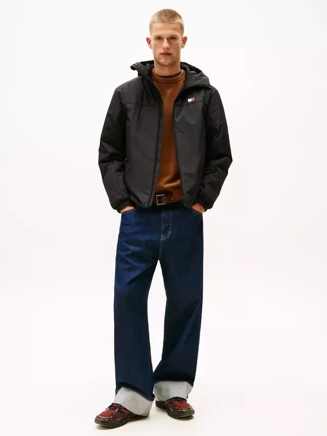 Утепленная водоотталкивающая куртка Tommy Jeans Urban, черная Tommy Hilfiger — фото 3