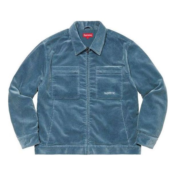 

Куртка Supreme Corduroy Zip Jacket 'Teal'
