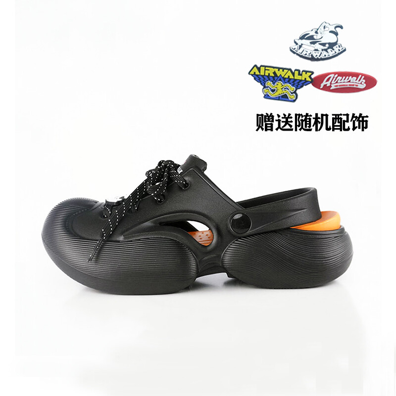 

Сабо унисекс Airwalk, черный/оранжевый