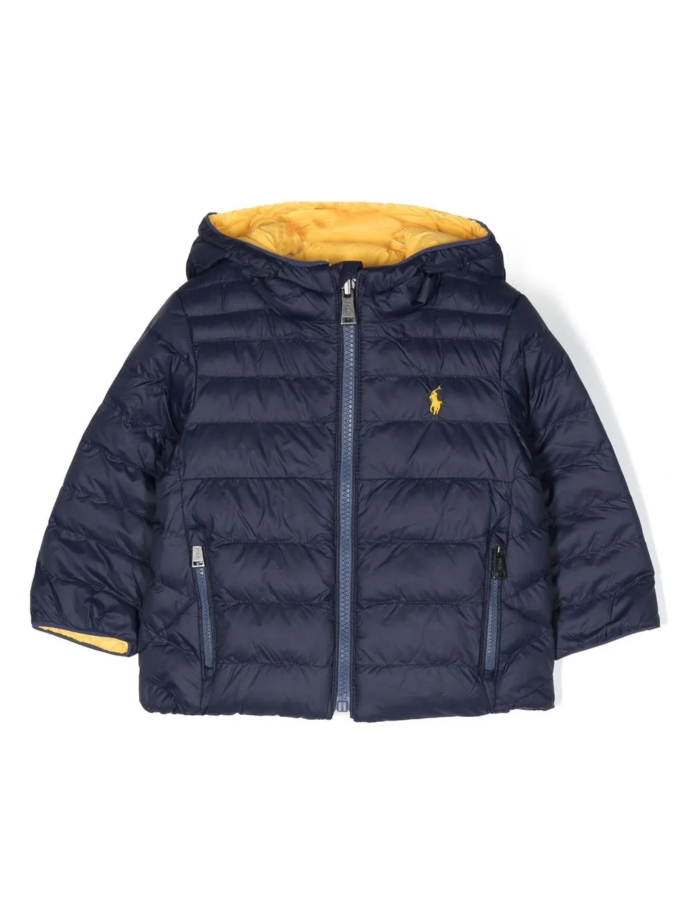 

Двусторонний пуховик POLO RALPH LAUREN KIDS, синий