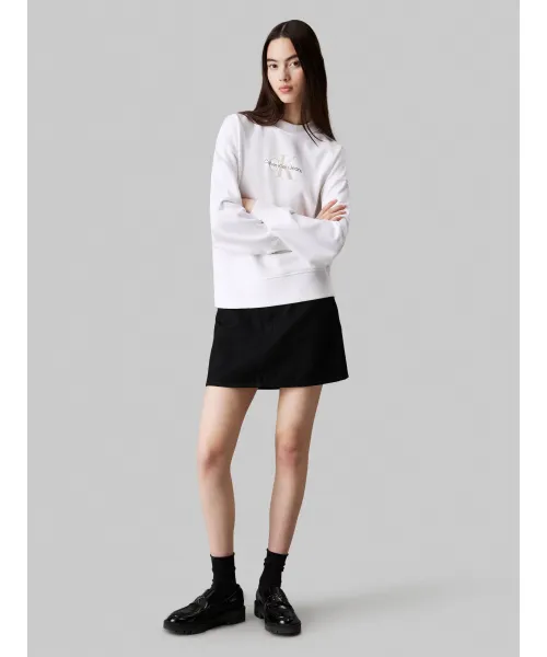 

Толстовка Loose fit Calvin Klein Jeans, белый