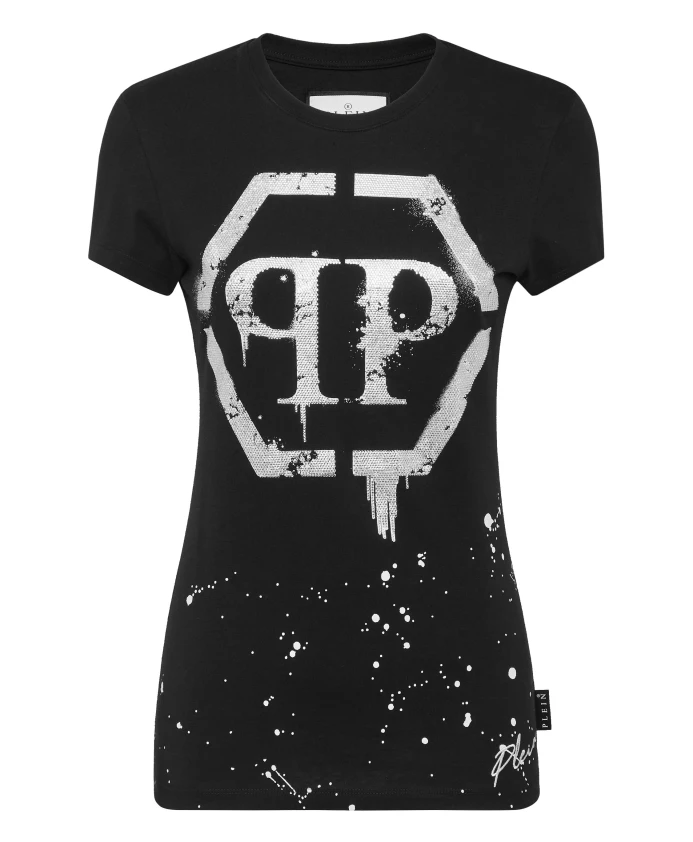 

Футболка rundhalsausschnitt с шестигранной посадкой Philipp Plein, черный