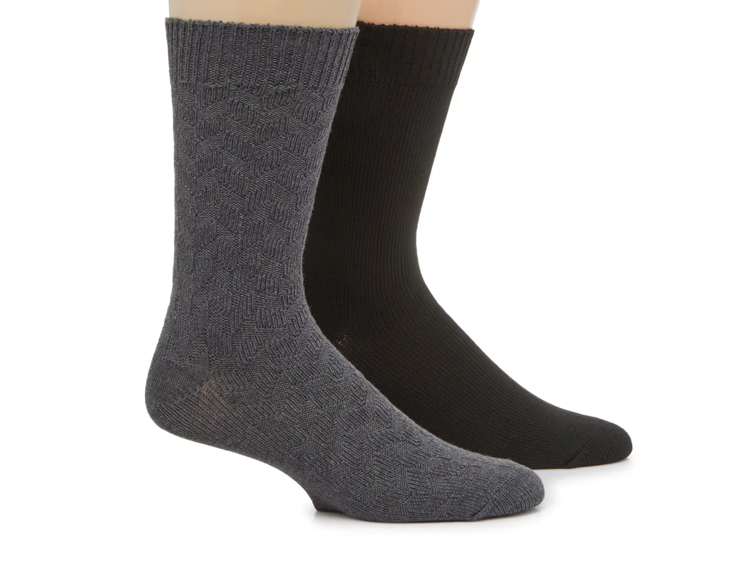 

Носки Checker Diamond Men's Crew Socks - 2 Pack Vince Camuto, черный