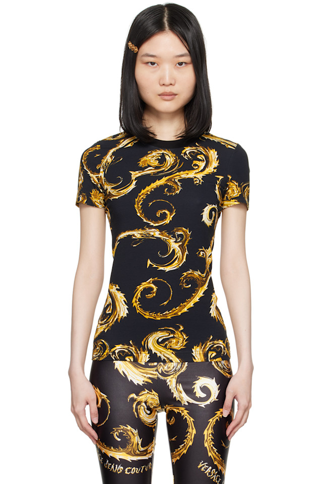

Хромо кутюр футболка Versace Jeans Couture, мультиколор