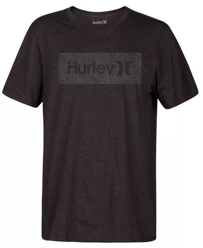 

Мужская футболка One And Only с логотипом Box Hurley, черный