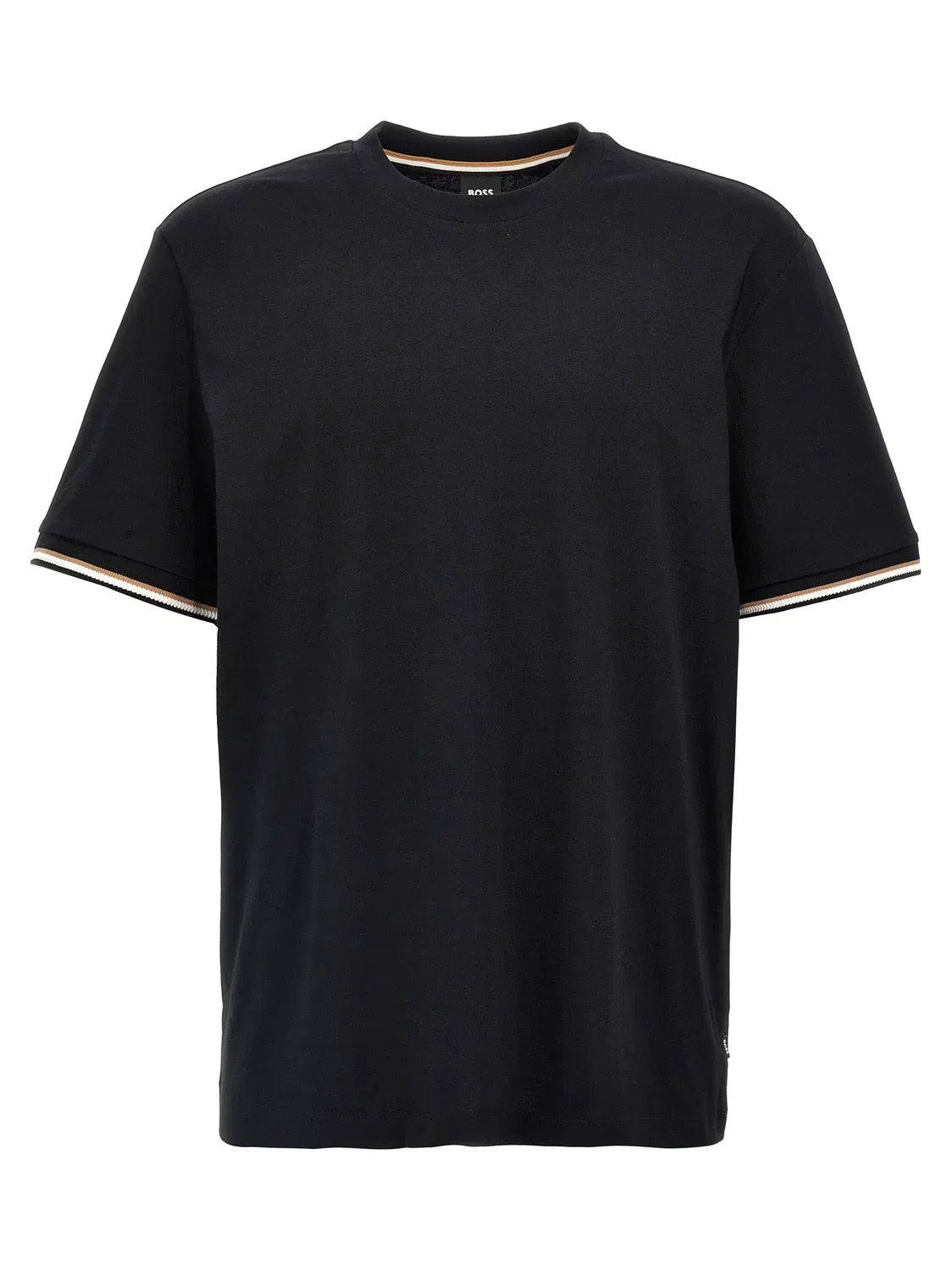Футболка 'Thompson 04' HUGO BOSS, черный