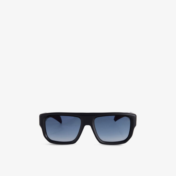

Солнцезащитные очки Eyewear By David Beckham с прямоугольной оправой из ацетата, черный