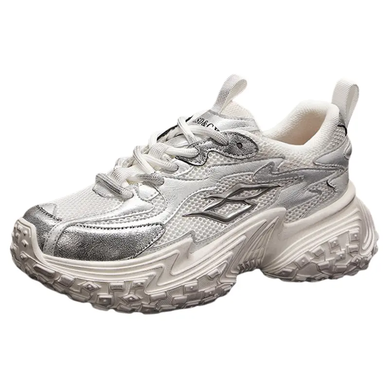 

Низкие массивные кроссовки мужские ZUOSAISI, White