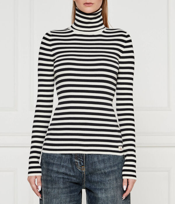 

Водолазка Calvin Klein Jeans Regular Fit, экрю