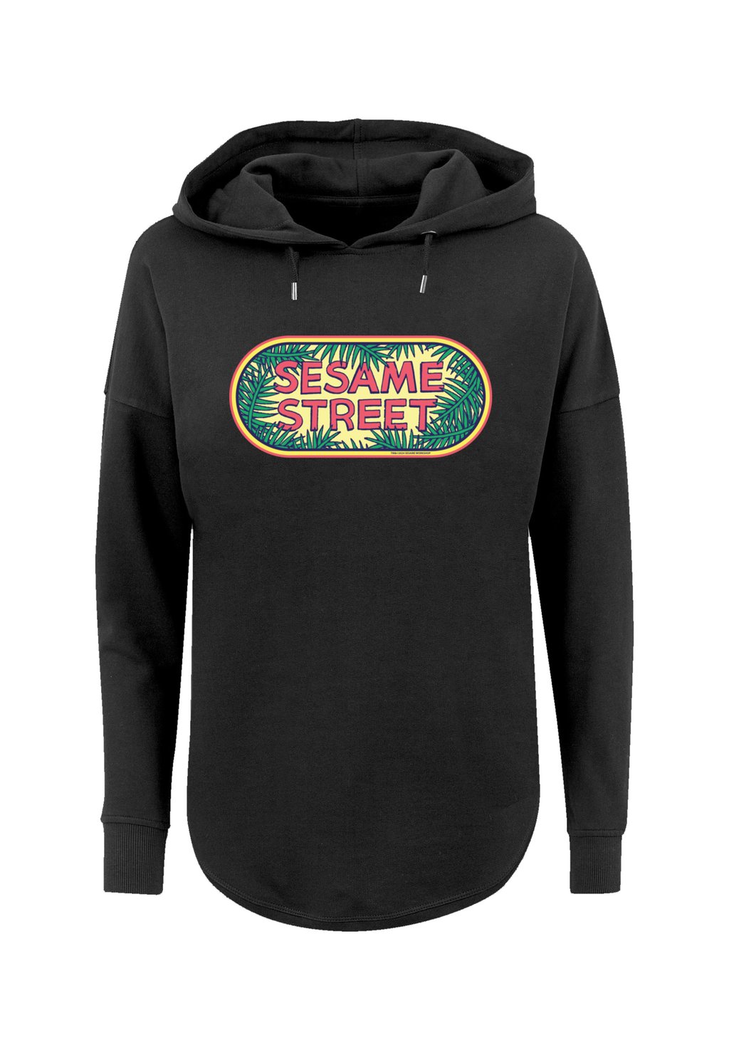 

Толстовка с капюшоном SESAMSTRASSE JUNGLE LOGO F4NT4STIC, черный