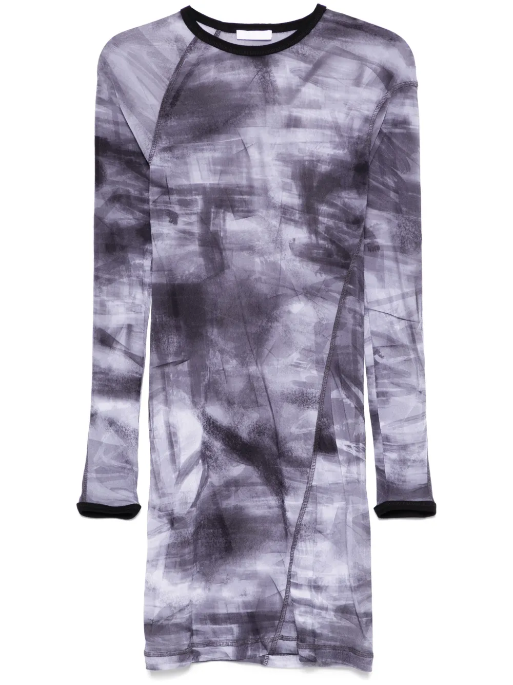 

Платье Scribble Helmut Lang, черный