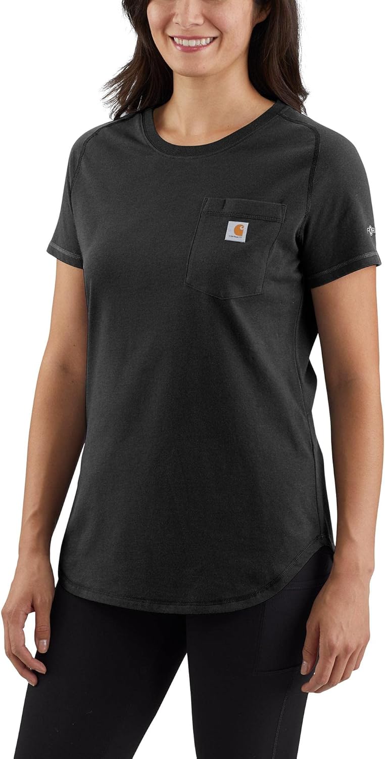 

Женская футболка Carhartt Force свободного кроя средней плотности с карманами 105415, Black, Черный, Женская футболка Carhartt Force свободного кроя средней плотности с карманами 105415, Black