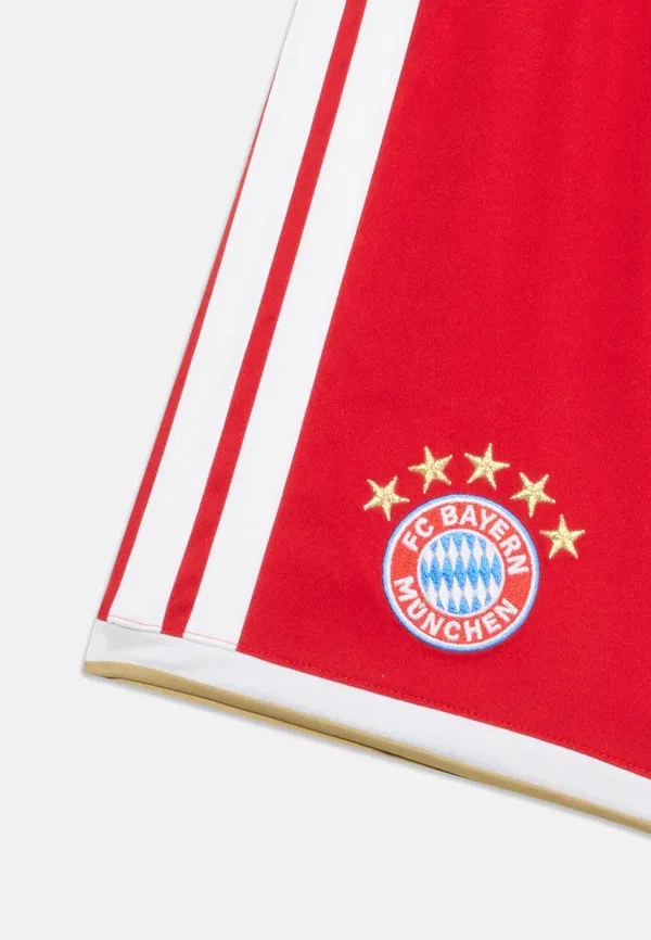 Шорты спортивные домашние Bayern Adidas Performance, ярко-алый — фото 4