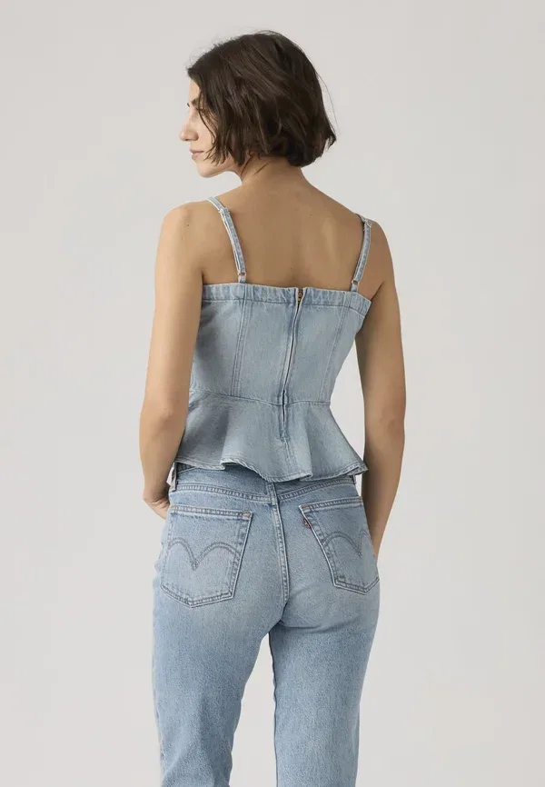 Топ Anderson flounce top Levi'S, цвет лицевая сторона — фото 3