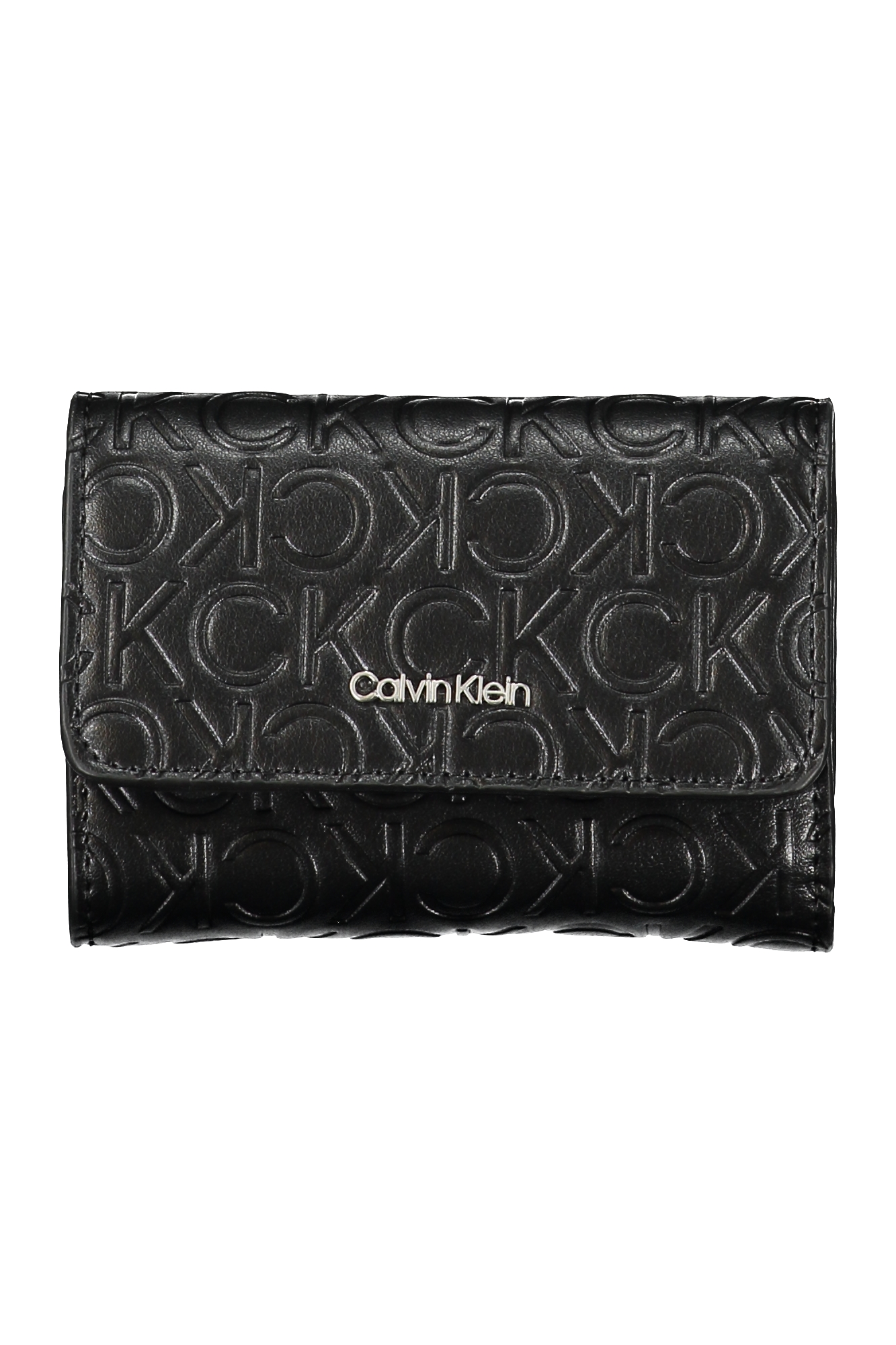 

Женский кошелек Calvin Klein из экокожи с тиснением, черный
