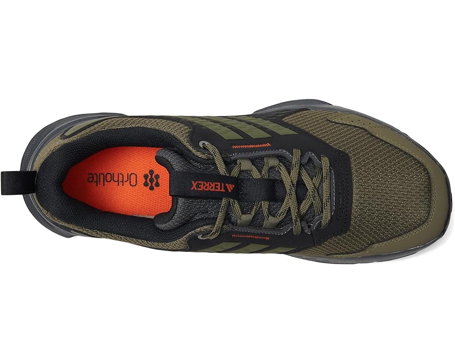 Кроссовки adidas Outdoor Terrex Tracefinder 2 Trail Running Shoes, цвет Olive Strata/Olive Strata/Semi Impact Orange — фото 2