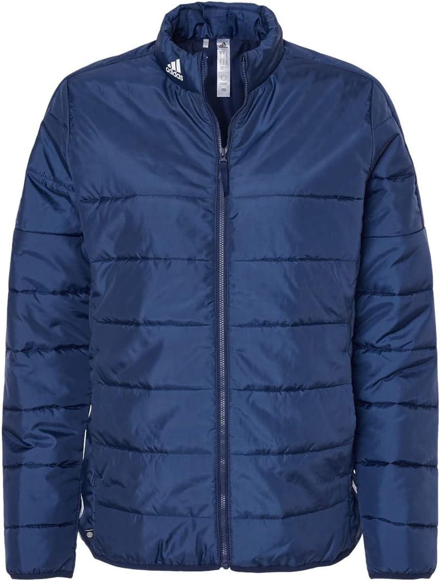 

adidas Женская пуховая куртка, цвет Team Navy Blue