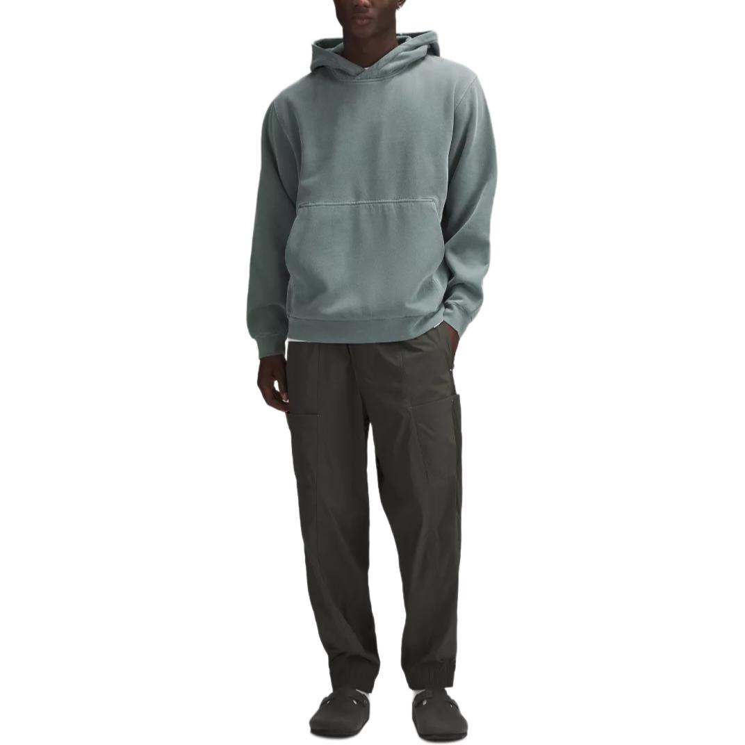 

Lululemon Толстовка Steady State с капюшоном и потертостями, мужская, цвет Black Pine, без потертостей