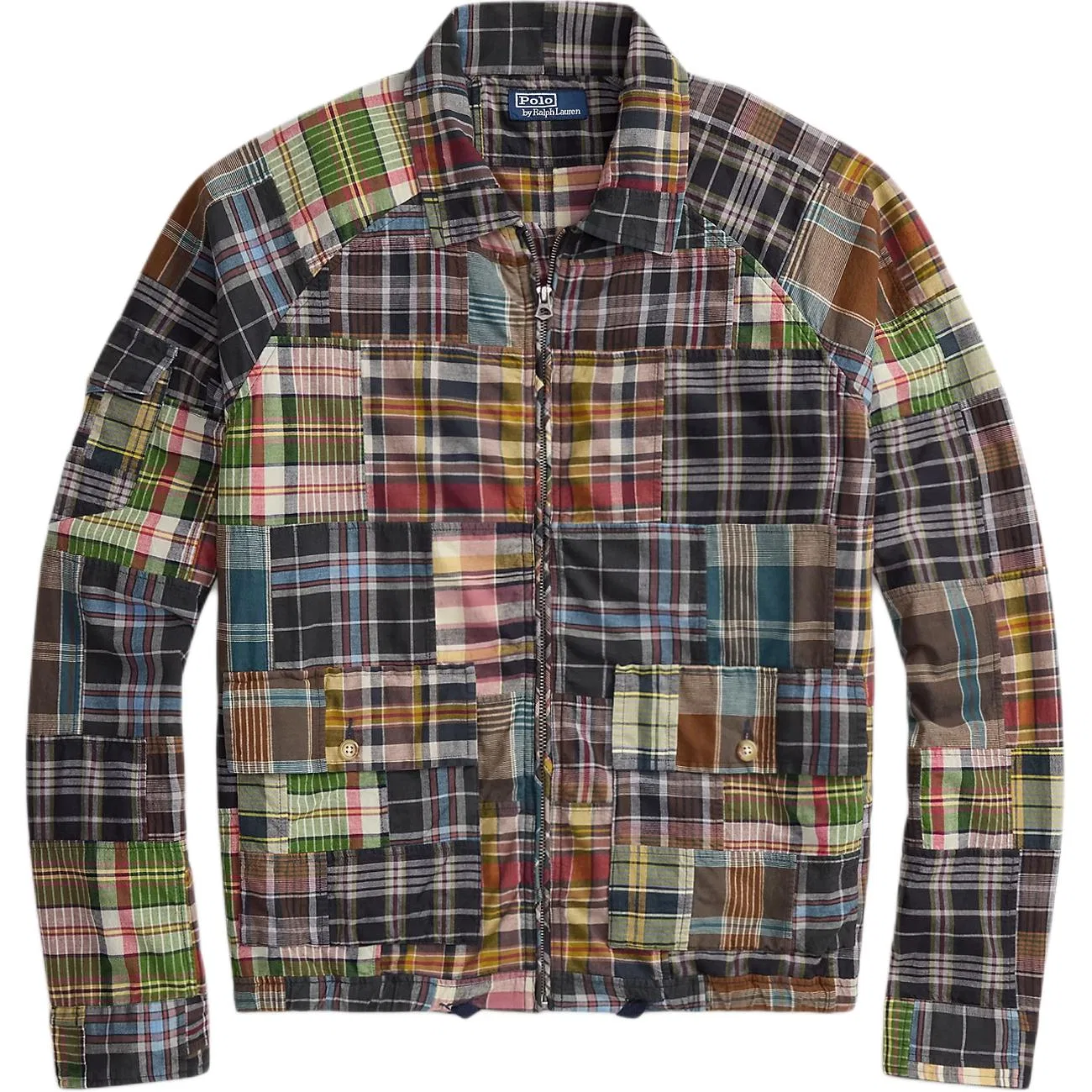 Куртка в клетку check-pattern Polo Ralph Lauren, Multicolor Patchwork