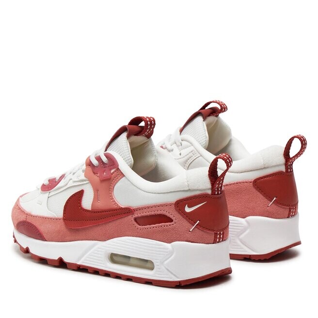 Кроссовки Nike Air Max 90 Futura FQ8881 618 Red Stardust/Rugged Orange, розовый/белый — фото 3