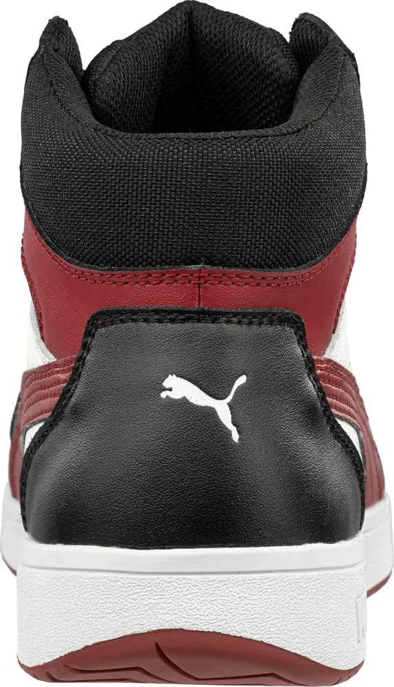 Мужские кроссовки Puma Frontcourt синие/черные среднего уровня, черный/белый/красный — фото 3