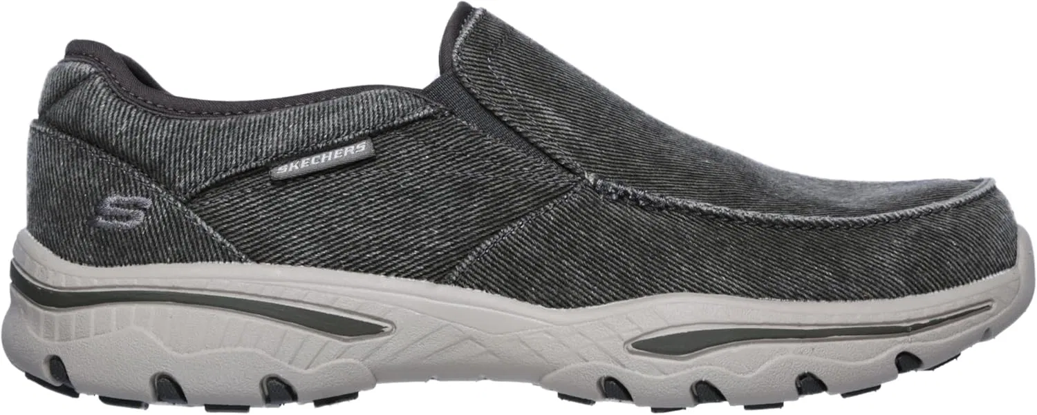 Мужские мокасины Skechers Relaxed Fit Creston-Moseco, цвет угольно-серый, размер 12 M (США) — фото 2