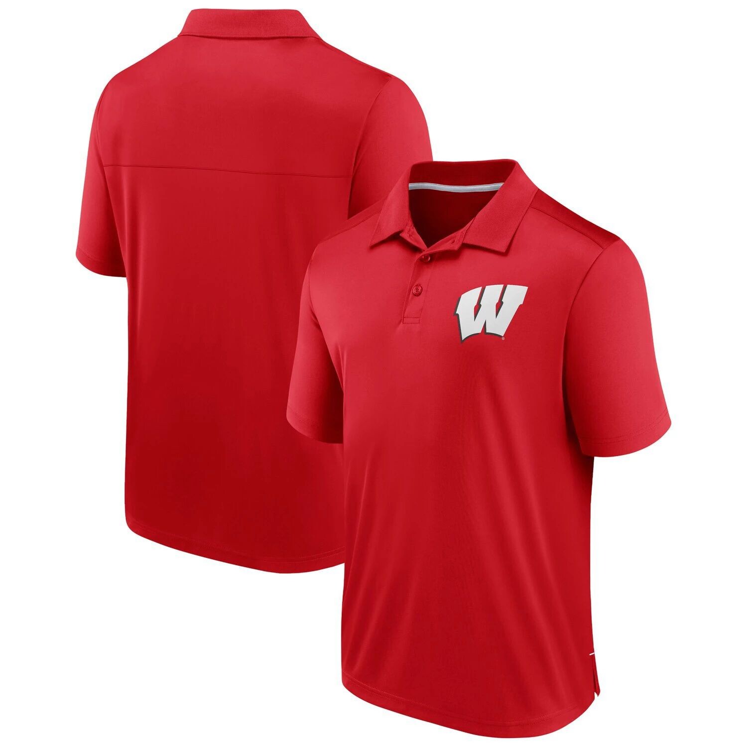 

Мужское фирменное поло Red Wisconsin Badgers Team Fanatics