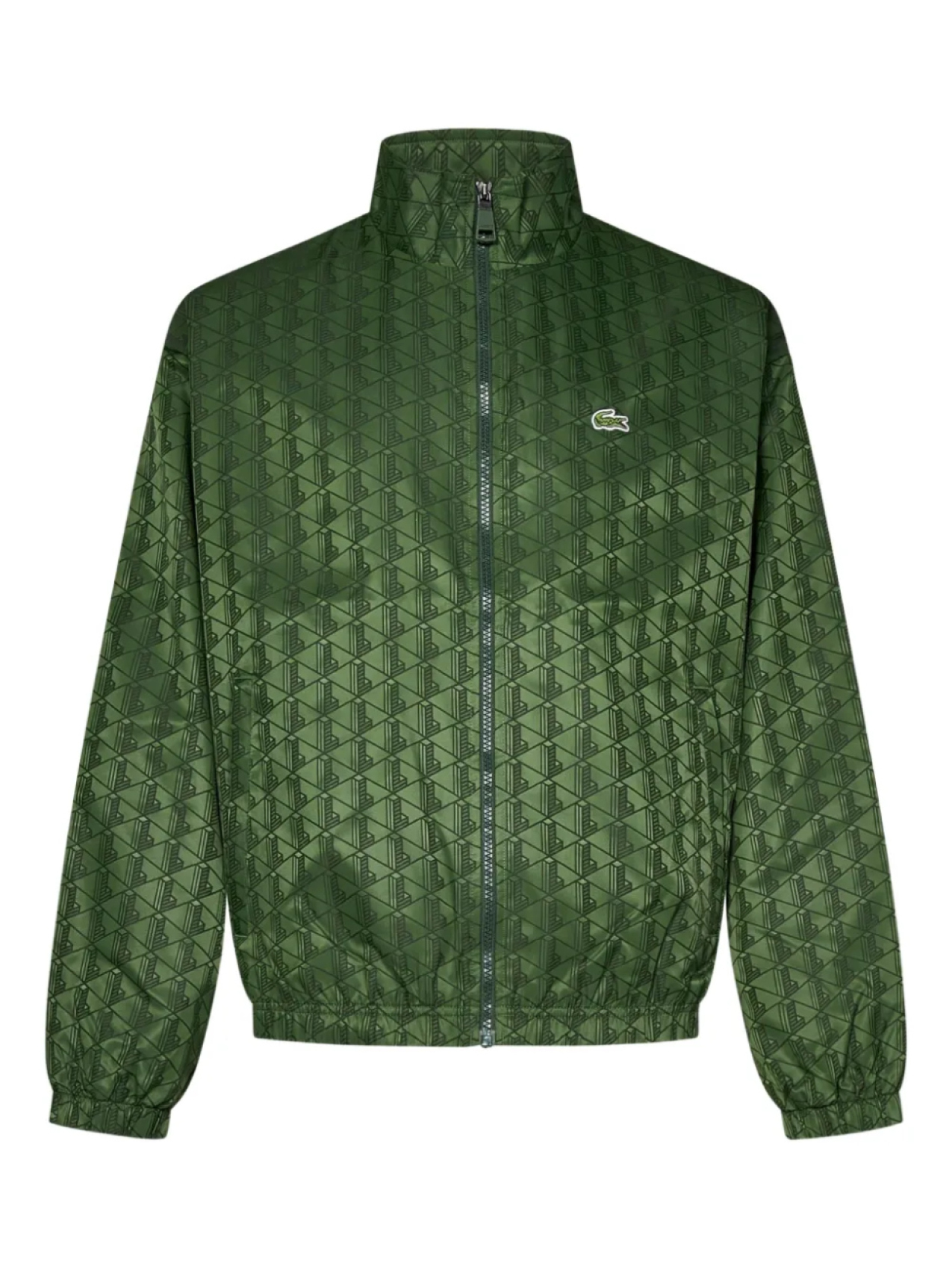

Спортивная куртка на молнии с монограммным узором Lacoste, зеленый