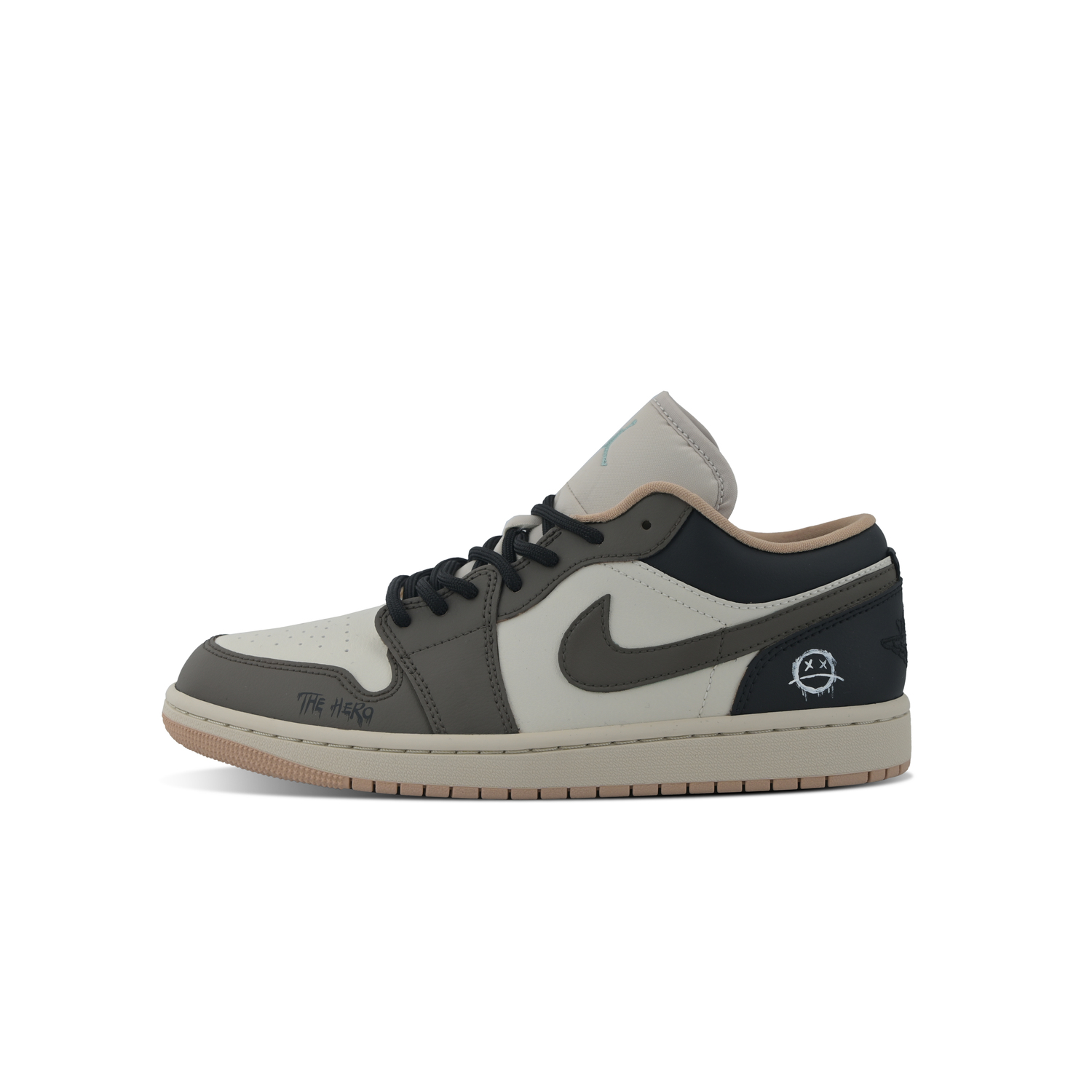 

Jordan Air 1 Low top Vintage Basketball Shoes Unisex Black Brown