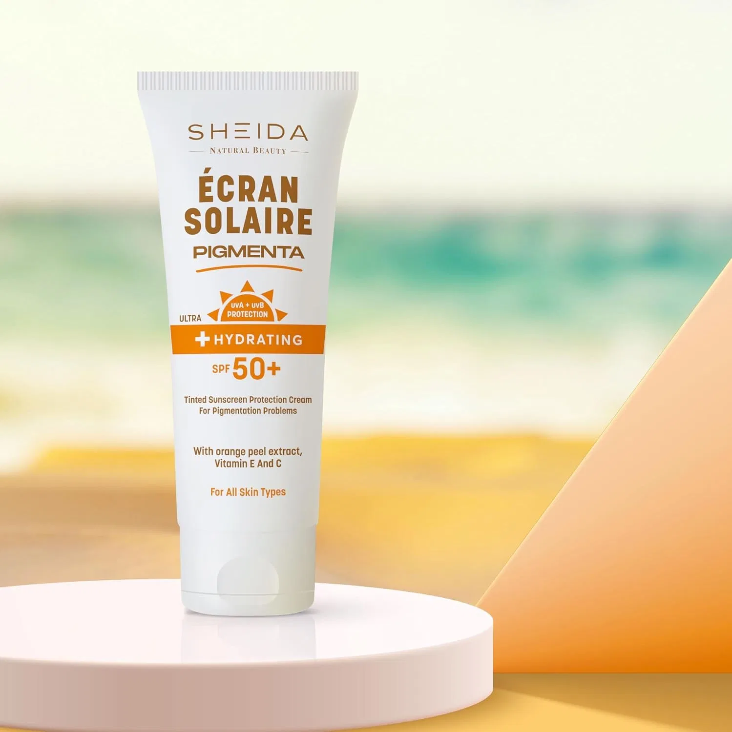 Тонирующий солнцезащитный крем SPF 50+ от ECRAN SOLAIRE Sheida — фото 4