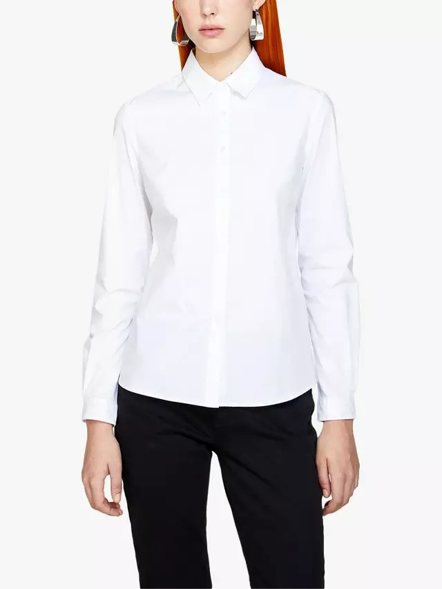 

Рубашка SISLEY Slim Fit Cotton Blend, белый