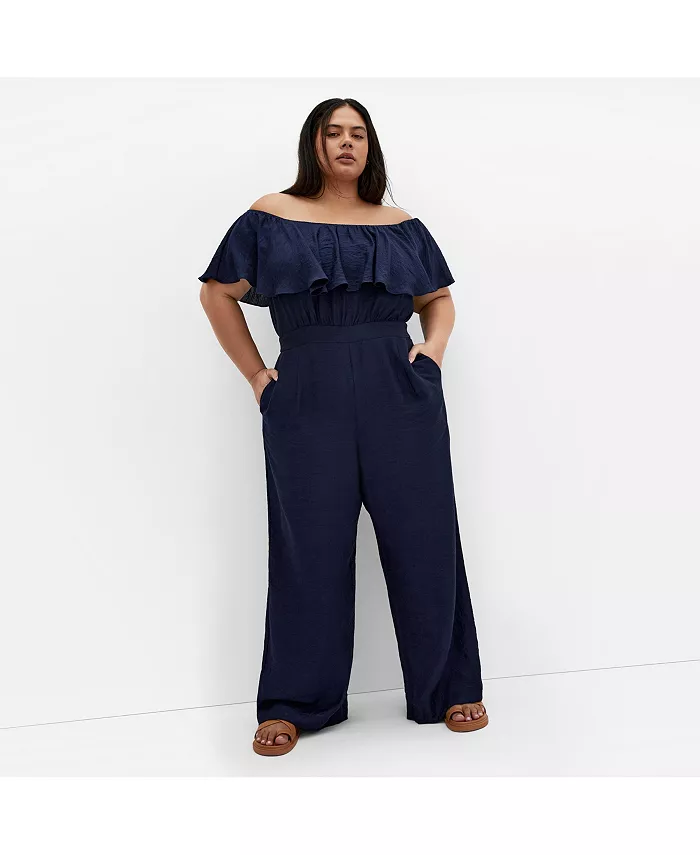 

Комбинезон Serene Plus Size CITY CHIC, синий