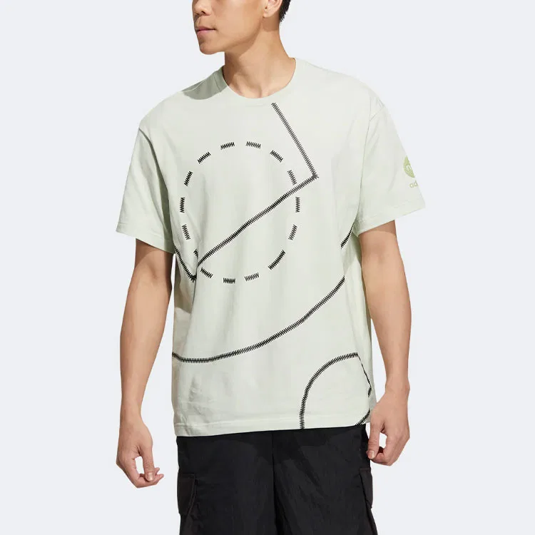 Футболка мужская Light Green Adidas Neo — фото 3