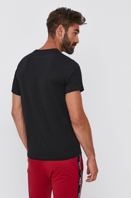 Хлопковая футболка 714844756001 Polo Ralph Lauren, черный — фото 3
