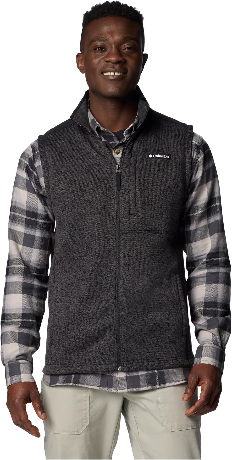 

Жилет Columbia Sweater Weather Vest II, цвет Black Heather/Black