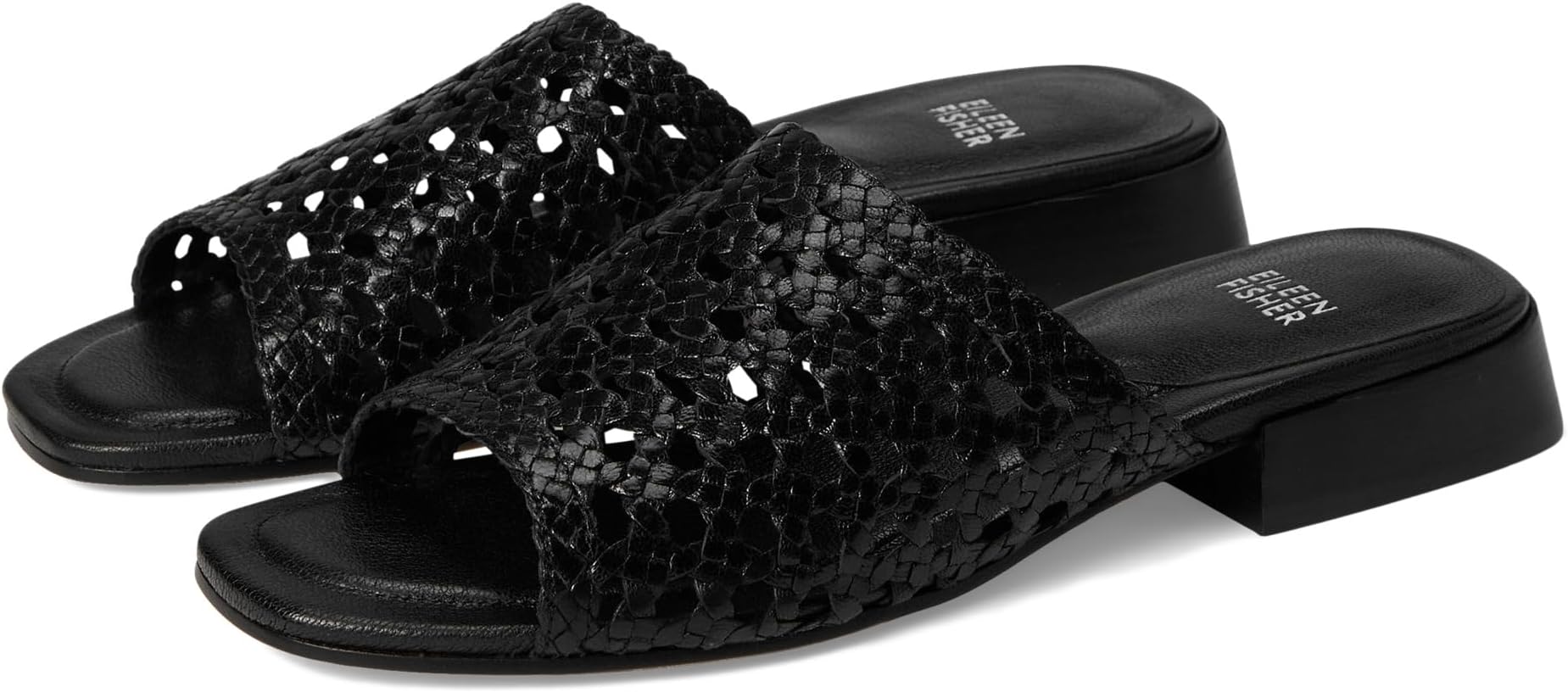 Сандалии Eileen Fisher Folie Slide, черный