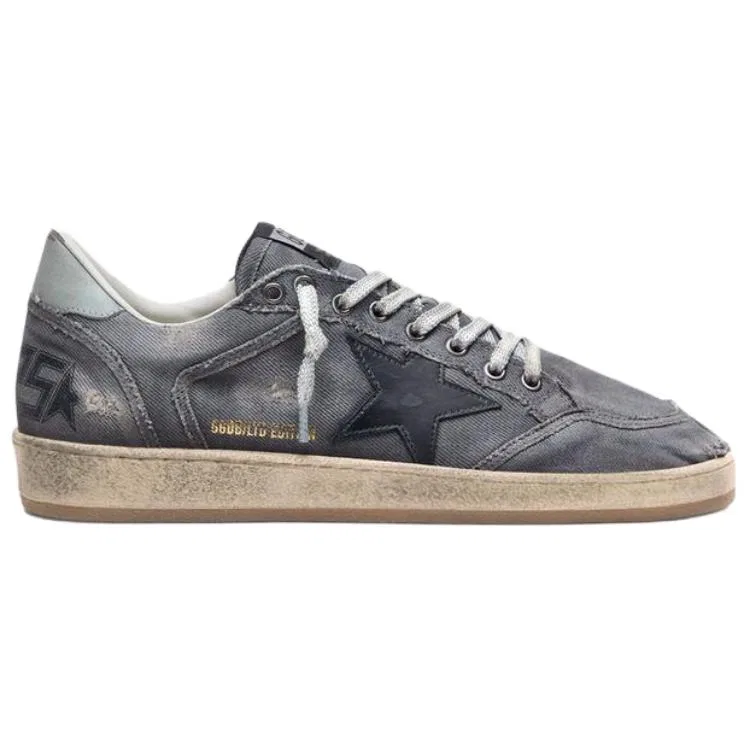 Кеды для скейтбординга Golden Goose Ball Star серо-голубые — фото 3
