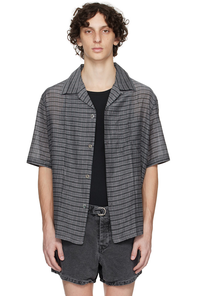 

рубашка с коротким рукавом Heusen Our Legacy, цвет picnic check cotton silk