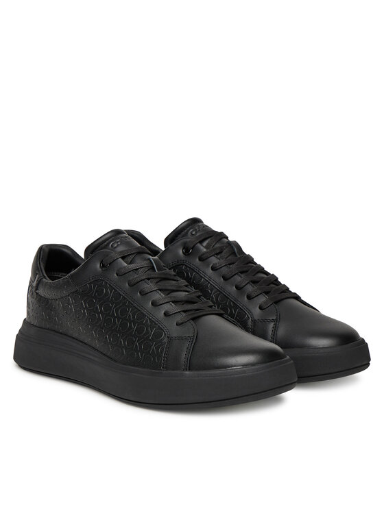 Кроссовки Chunky Low Top Lace Up Mono HM0HM01970 Calvin Klein, черный — фото 2