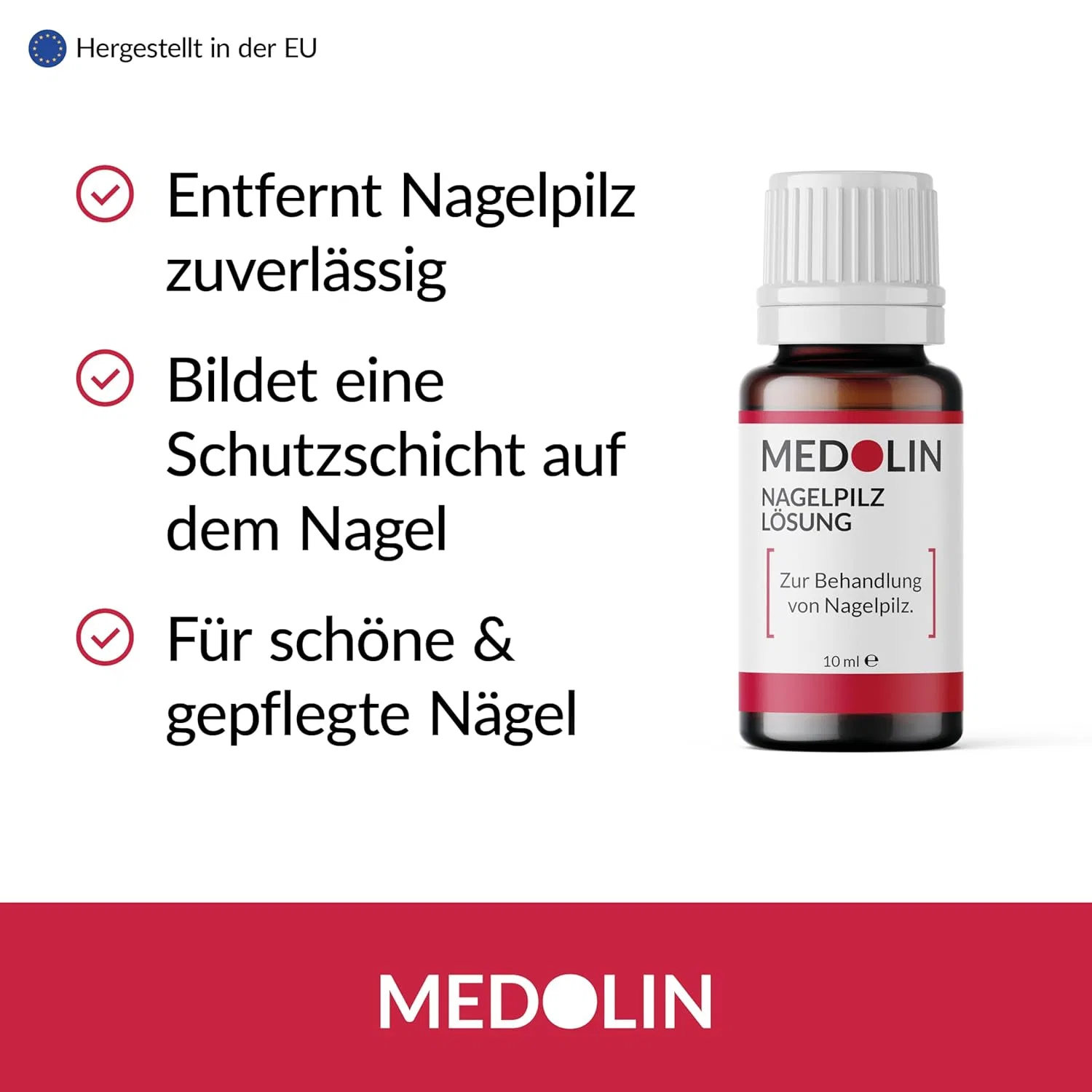 Раствор Medolin для лечения грибка ногтей, 10 мл (2 шт.) Medolin — фото 3