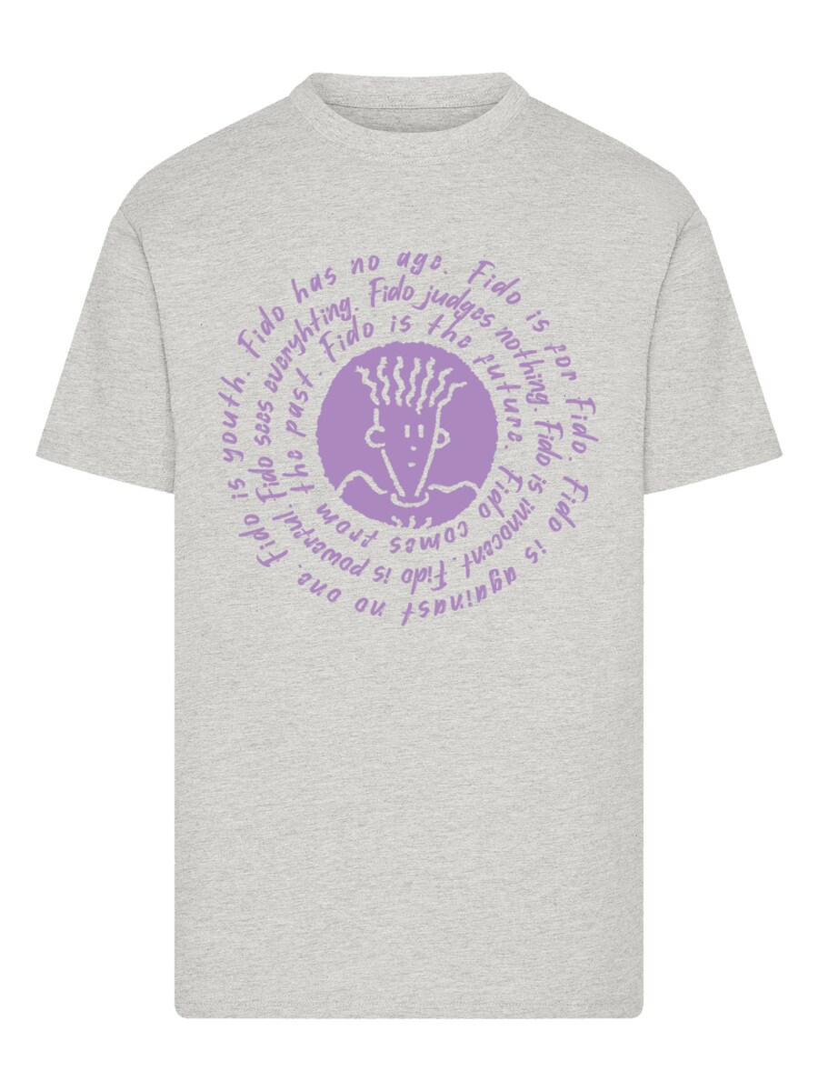 

Рубашка F4NT4STIC Fido Dido Is For Fido Spiral, серый