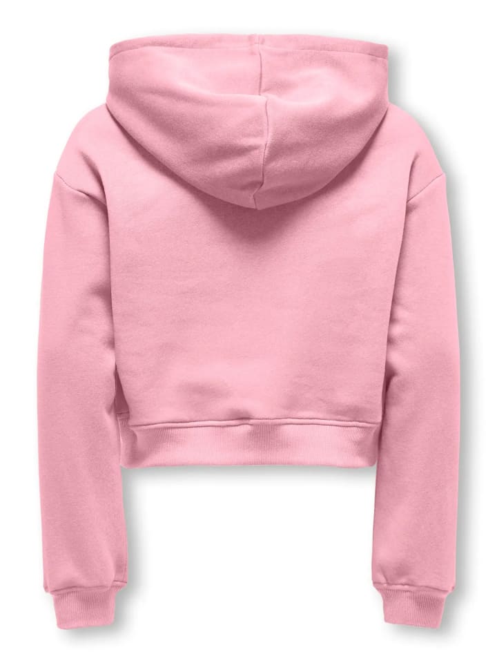 KIDS ONLY Толстовка с капюшоном KOGSWEAT L/S HOODIE SHORT в цвете «романтическая роза» — фото 2