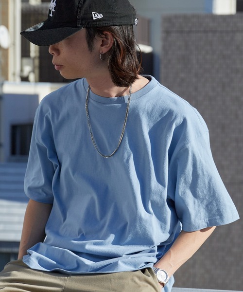 

Мужская футболка United Athle, стандартный крой, свободная, короткий рукав, средняя плотность (120 г), светло-голубой