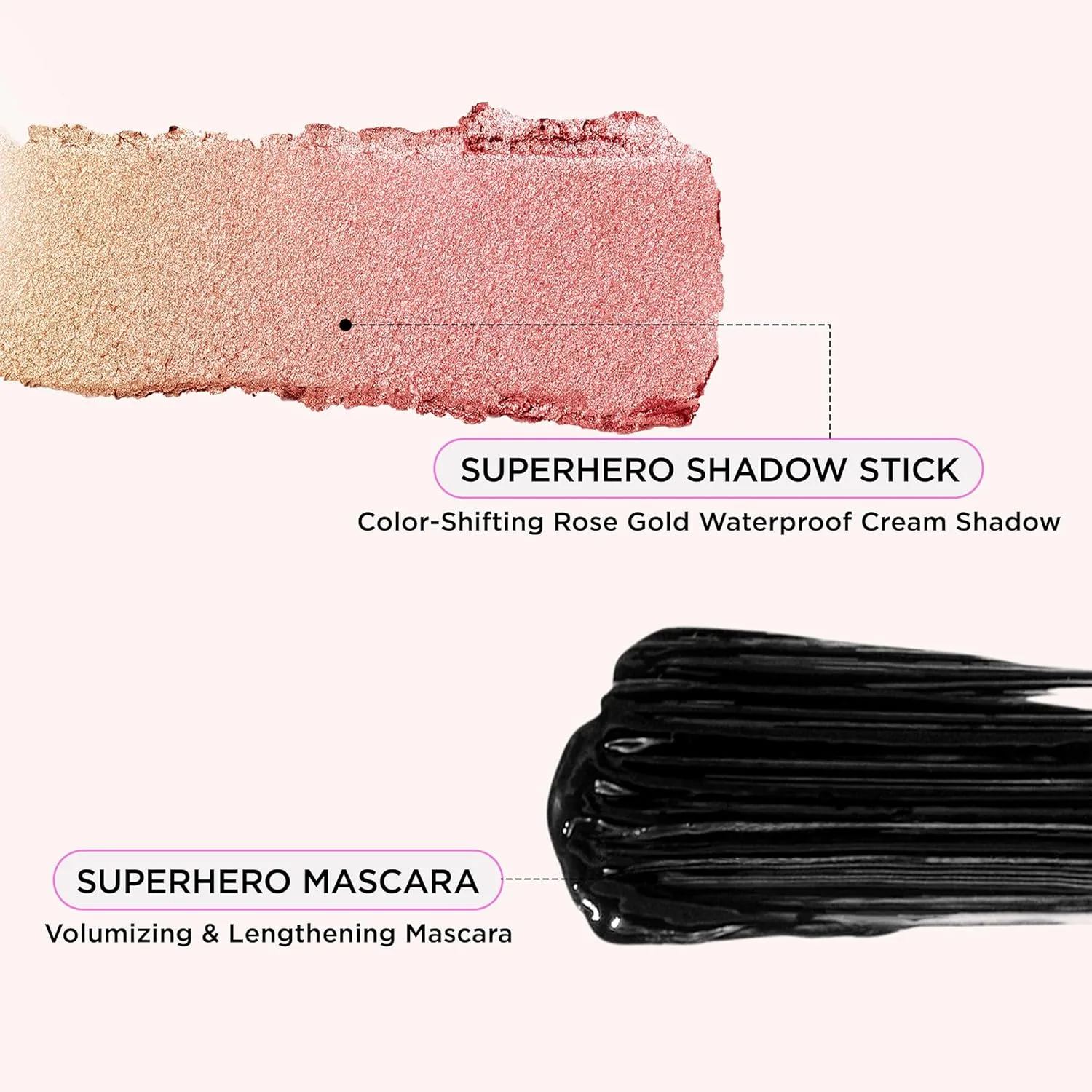 IT Cosmetics Unwrap Glimmering Eyes набор для макияжа: тушь и карандаш для век, 2 предмета, праздничный набор для нее, полноразмерная косметика, суперстойкая кремовая тушь для век и удлиняющая объемная тушь — фото 3