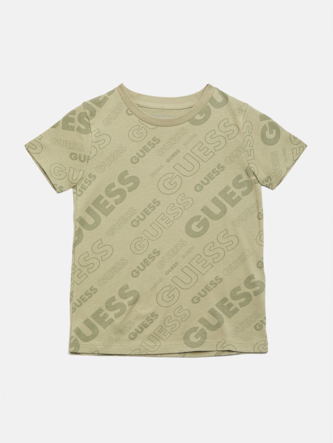 

Футболка с логотипом Eddie (7–16) Guess Factory, цвет Green Balsam